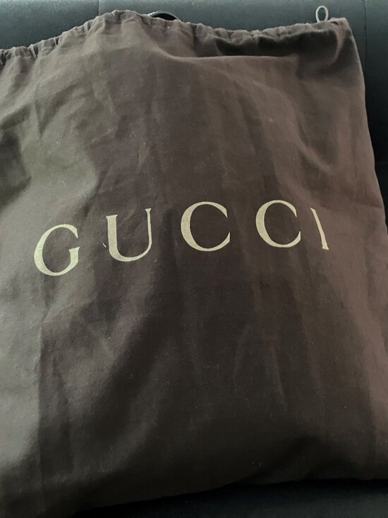 Gucci Supreme Monogram Tiger Head DrawString BackPack Neo Vintage Dust Bag